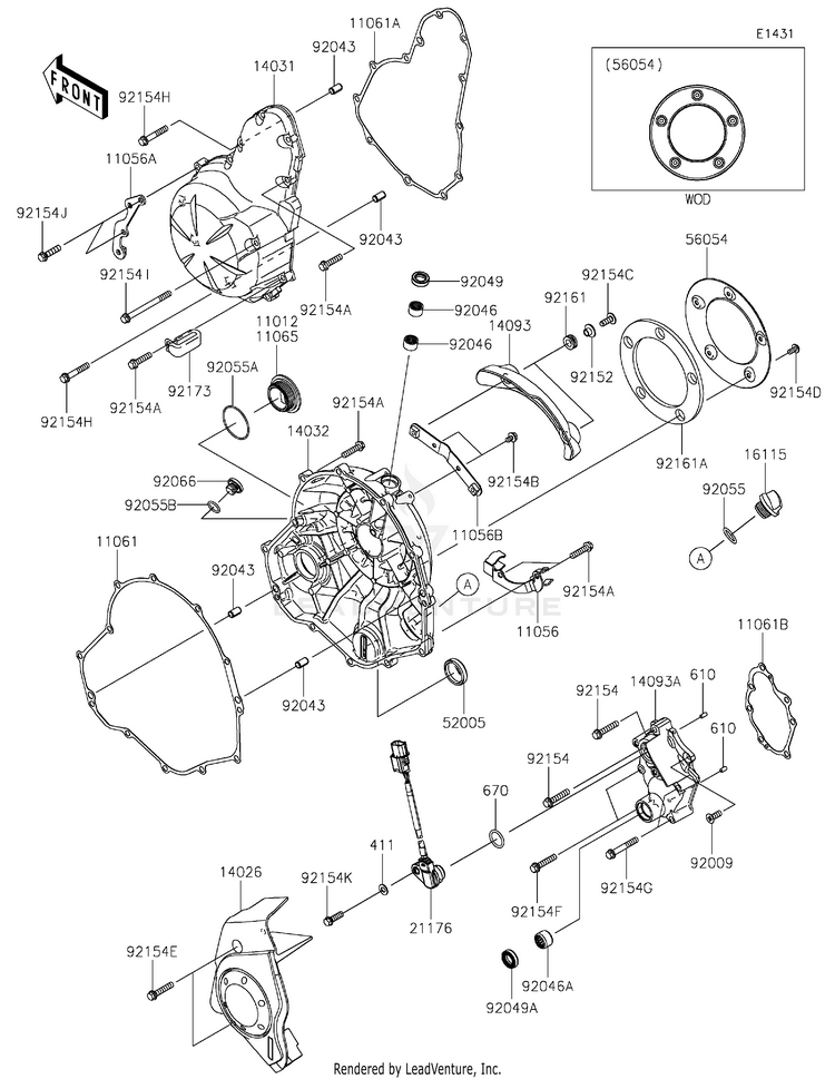 Engine Cover(S) Schematic