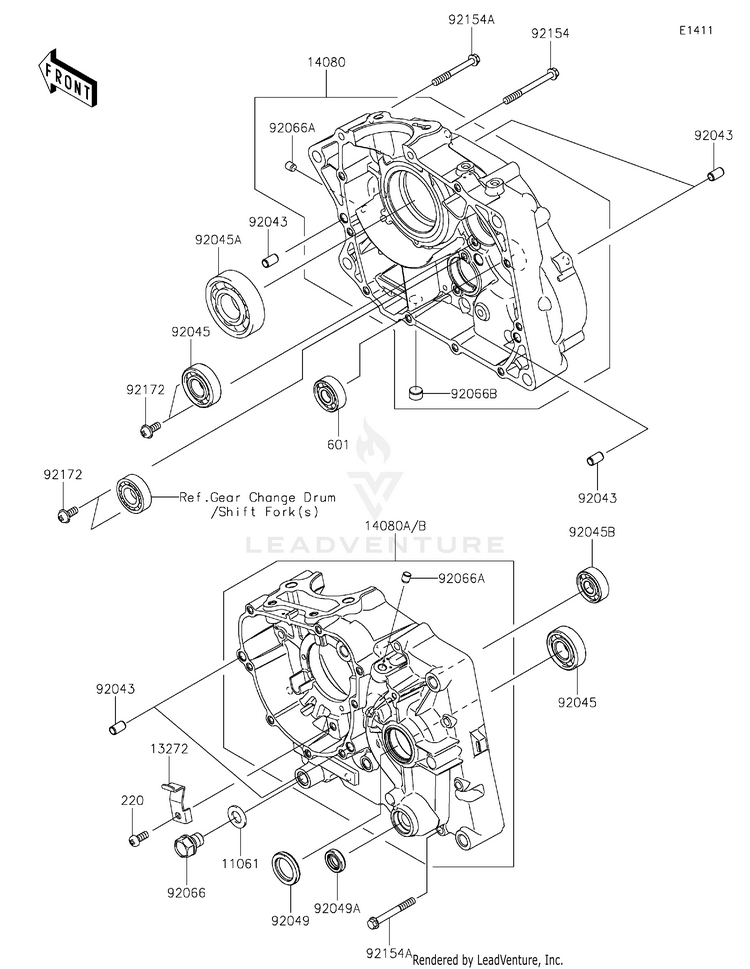Crankcase Schematic