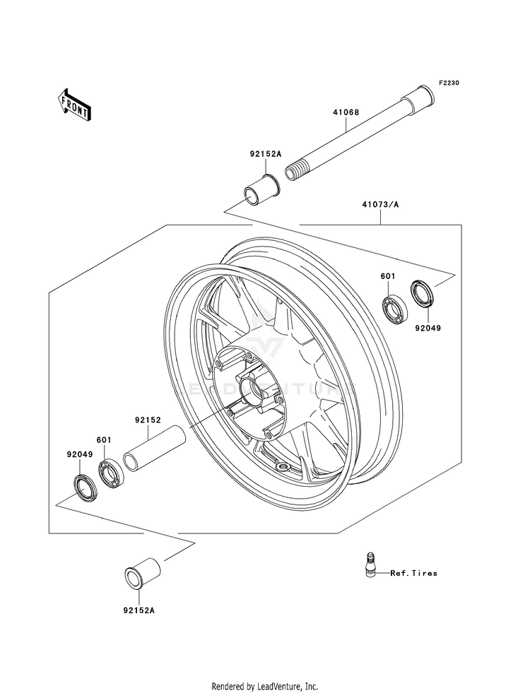 Front Wheel Schematic