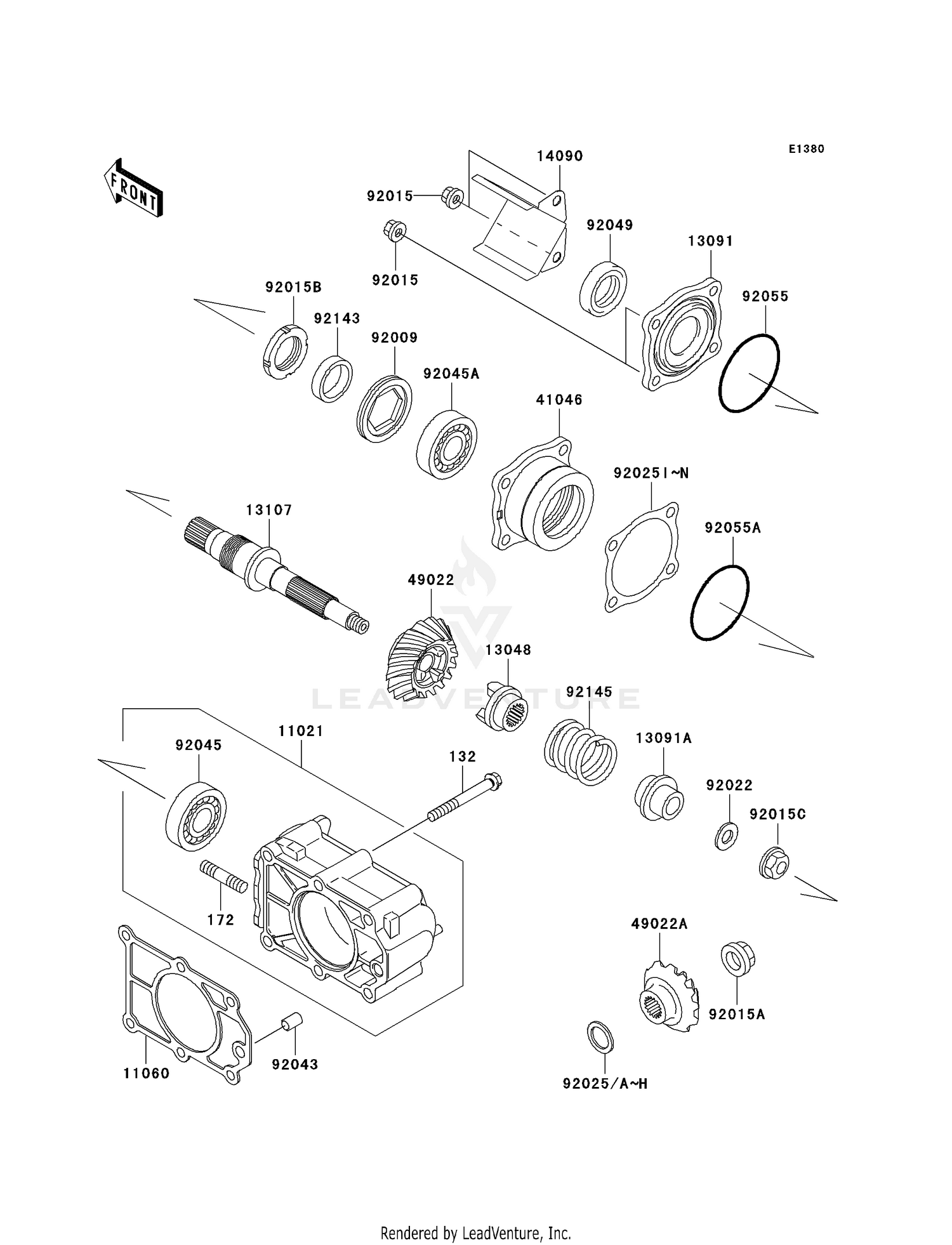 BEVEL GEAR CASE
