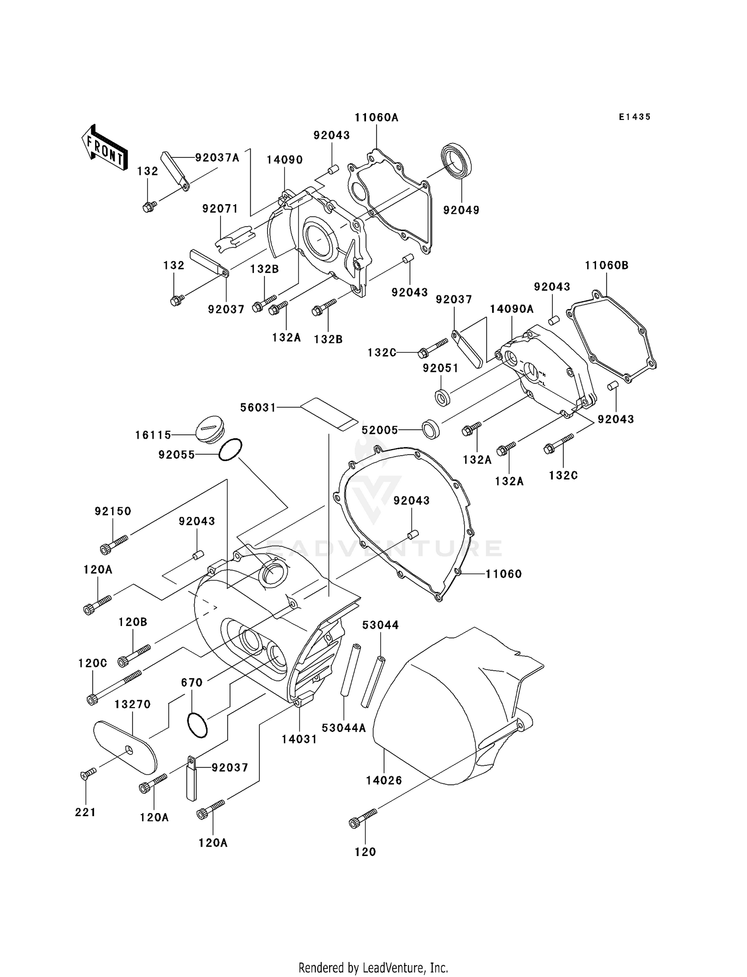 LEFT ENGINE COVER(S)