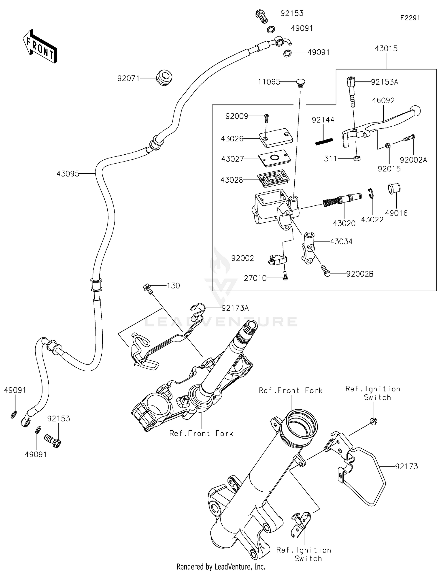 Front Master Cylinder