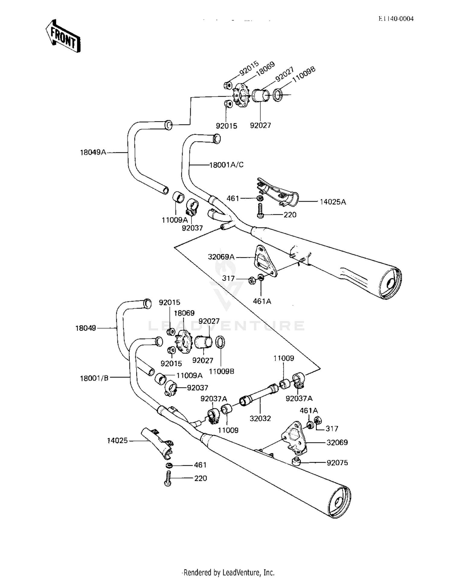 MUFFLERS ('82-'83 A3/A4)