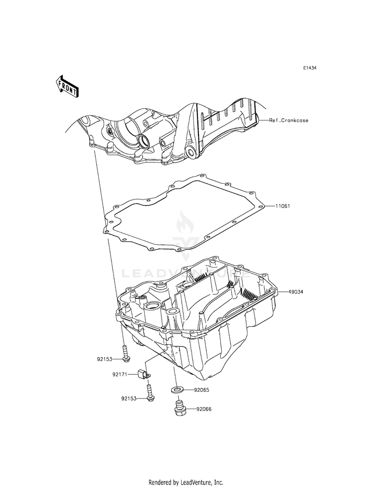 Oil Pan Schematic