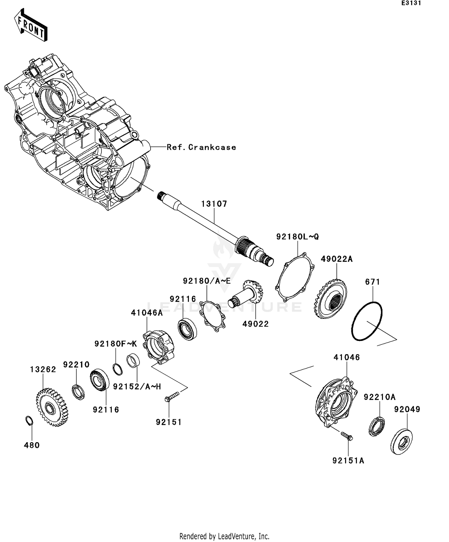 Front Bevel Gear