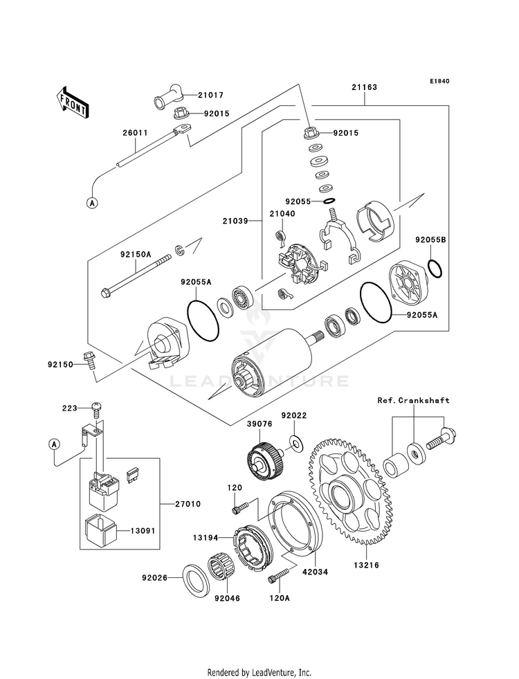 Starter Motor Schematic