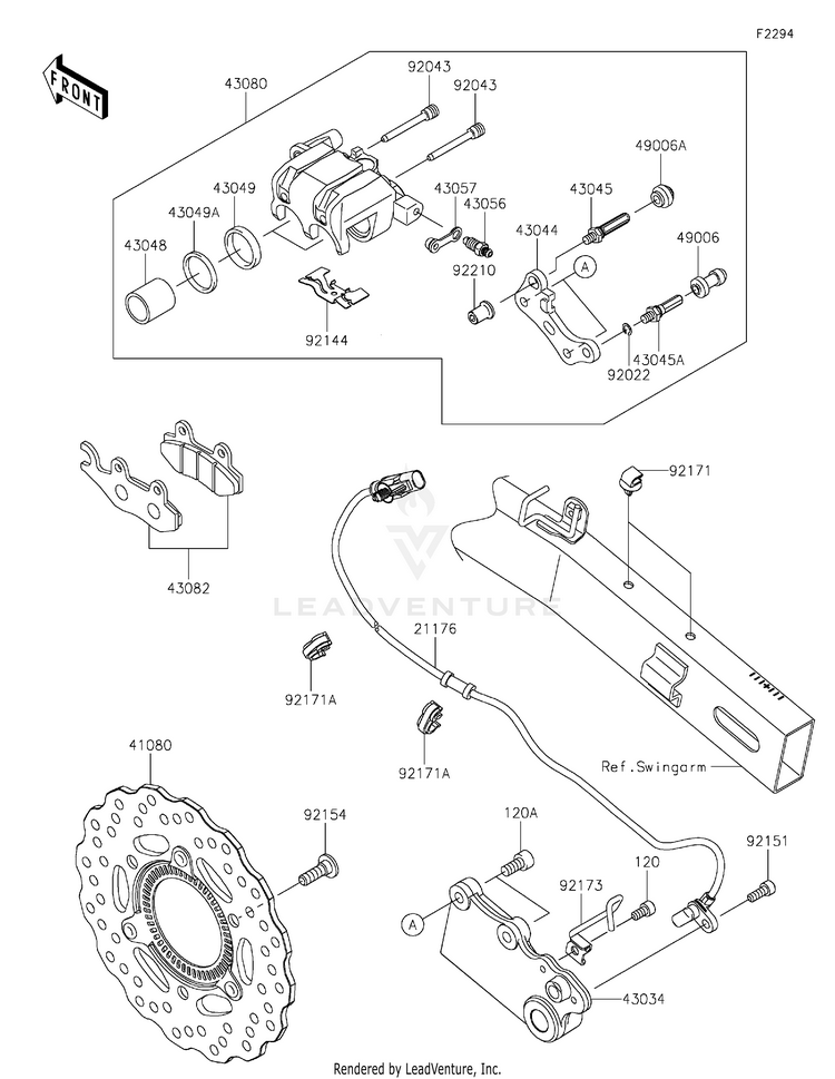 Rear Brake Schematic