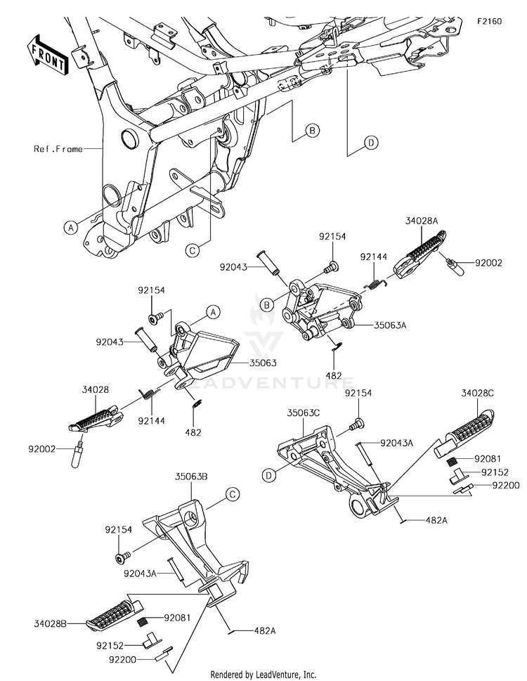 Footrests Schematic