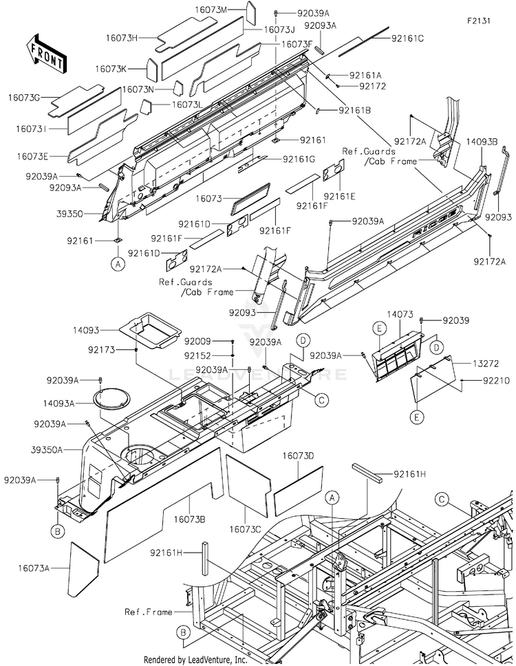 Frame Fittings(Rear) Schematic
