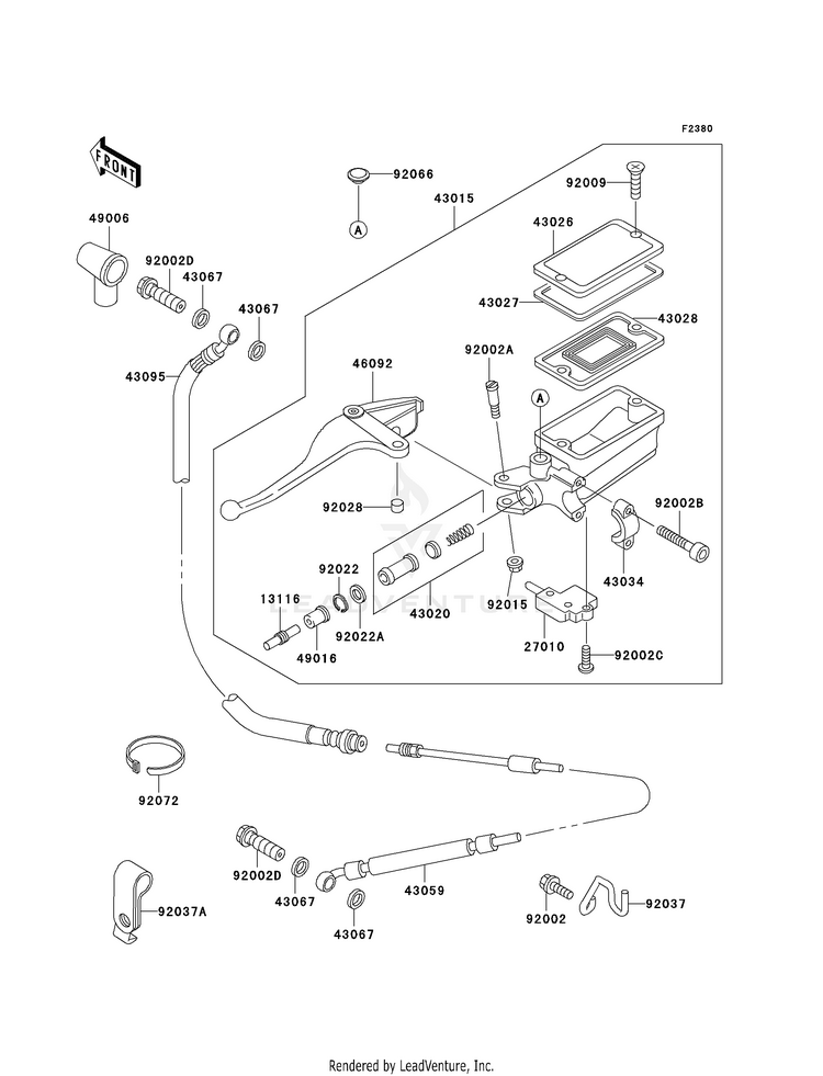 Clutch Master Cylinder Schematic