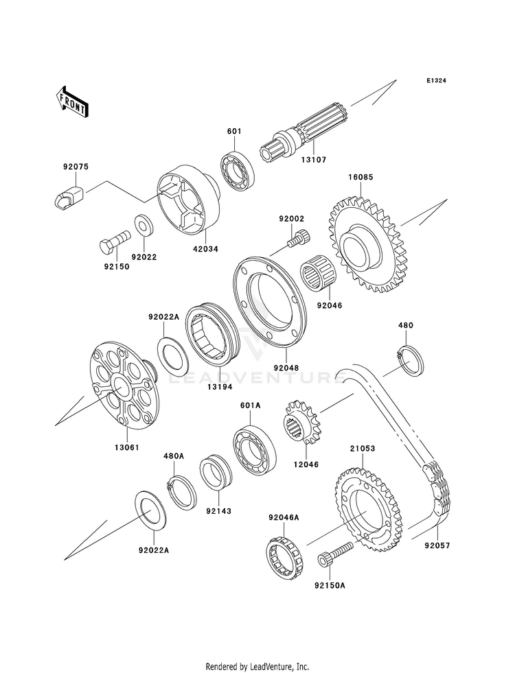 Generator Shaft Schematic
