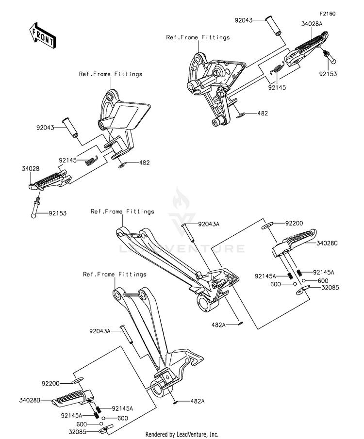 Footrests Schematic
