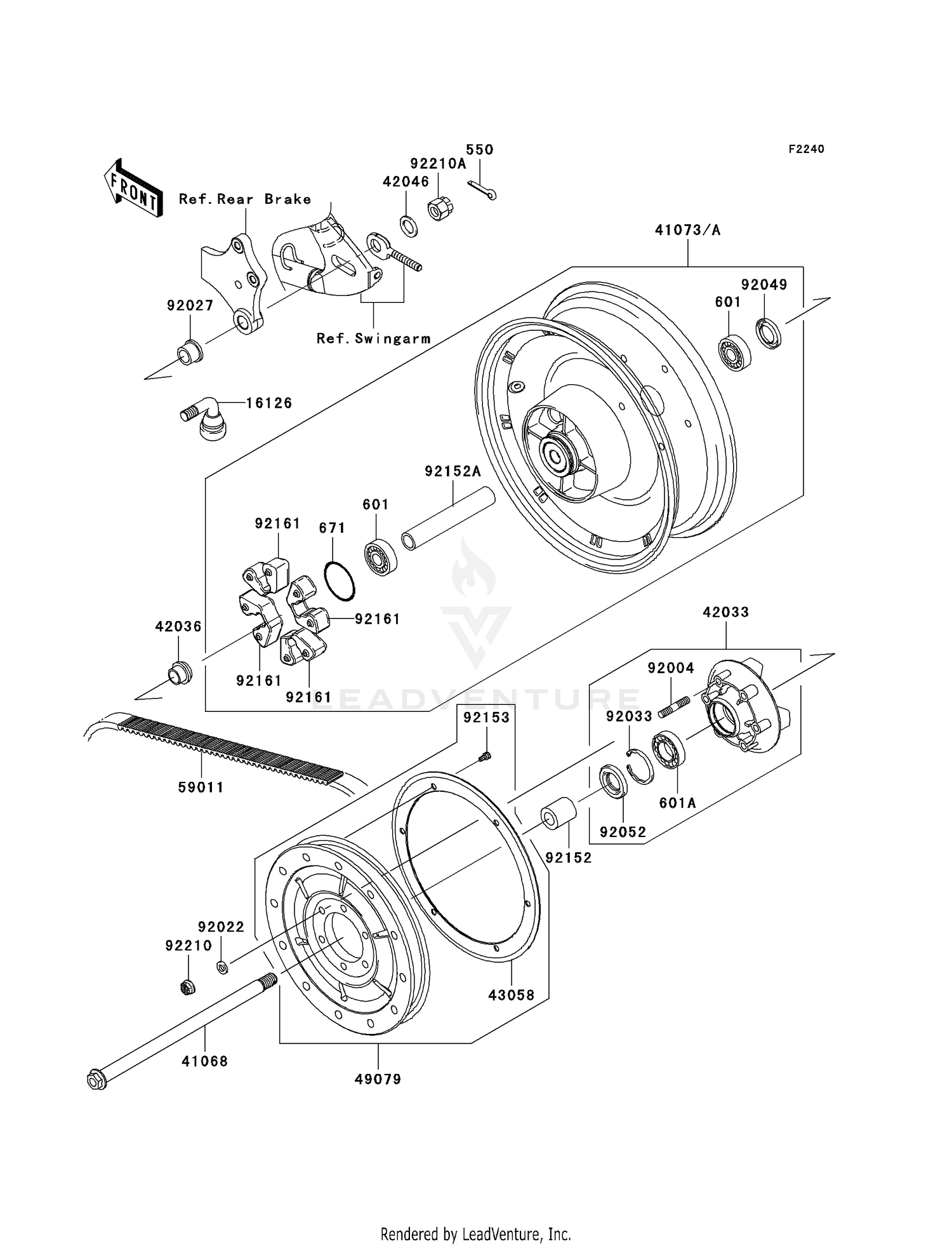 REAR WHEEL/CHAIN