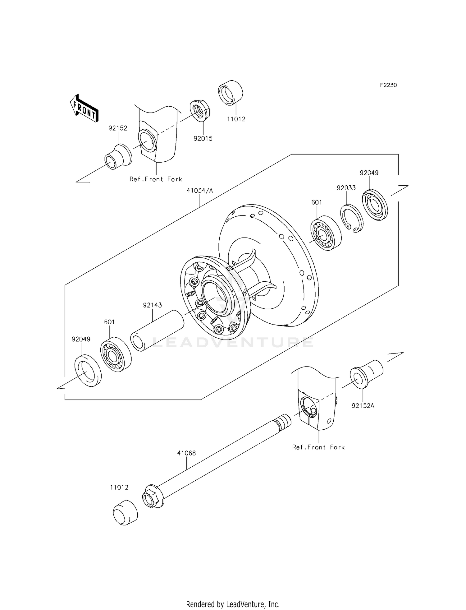 FRONT HUB