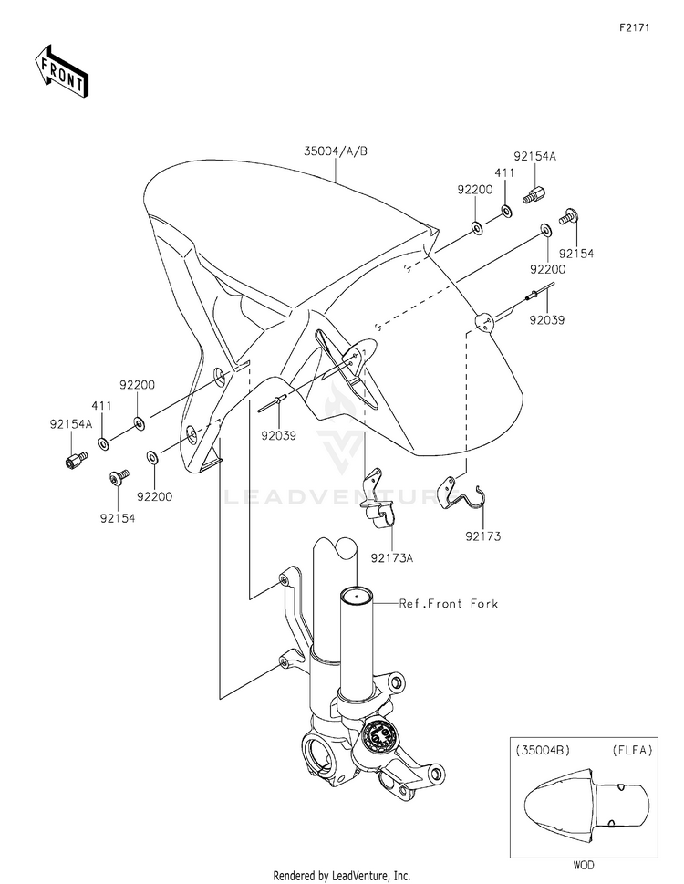 Front Fender(S) Schematic