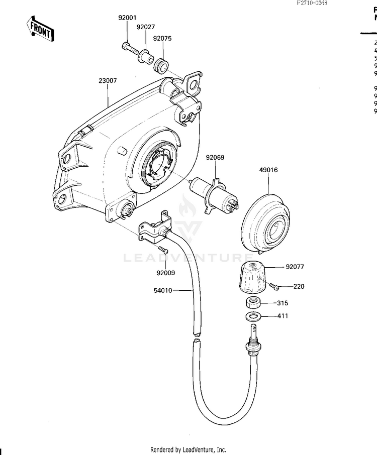 Headlight Schematic