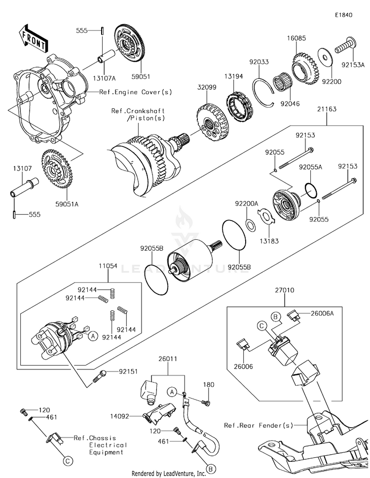 Starter Motor Schematic