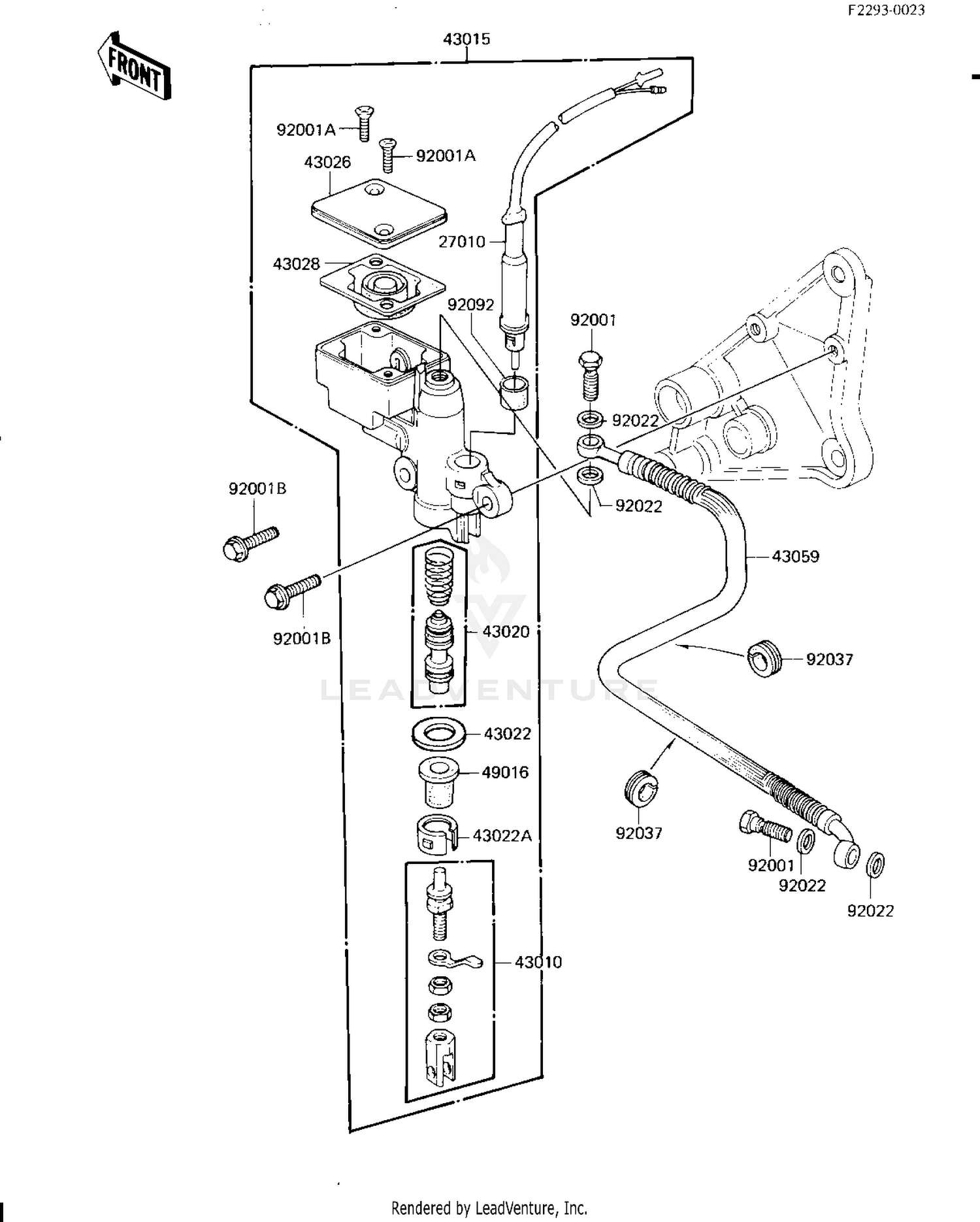 REAR MASTER CYLINDER