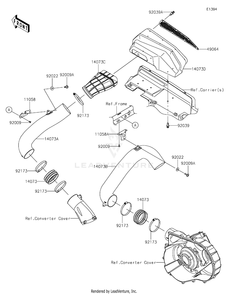 Air Cleaner-Belt Converter Schematic