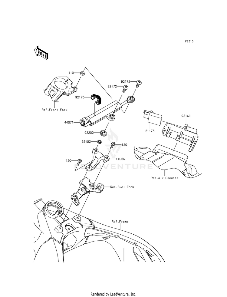 Steering Damper Schematic