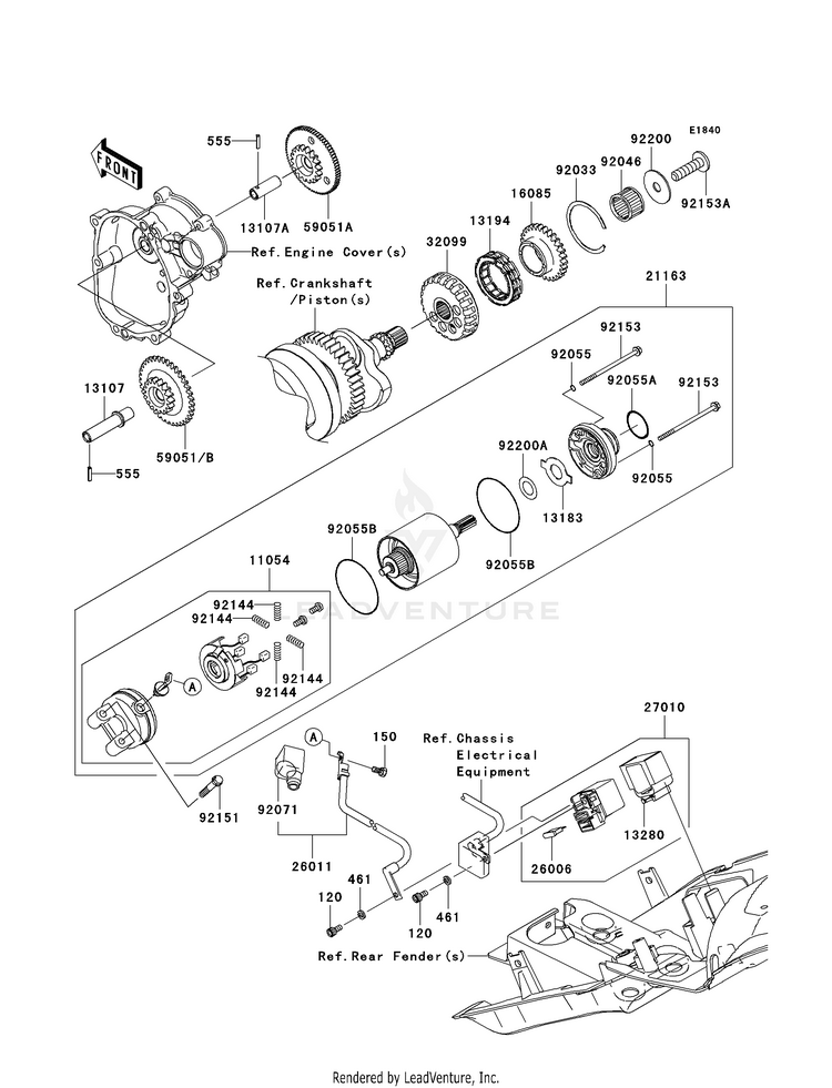 Starter Motor Schematic