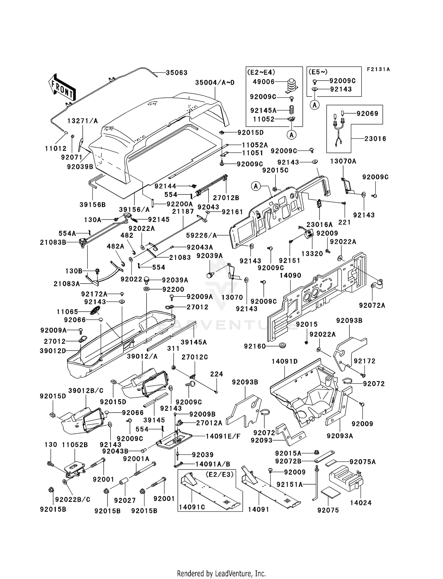 FRAME FITTINGS (KAF620-E2-E5)