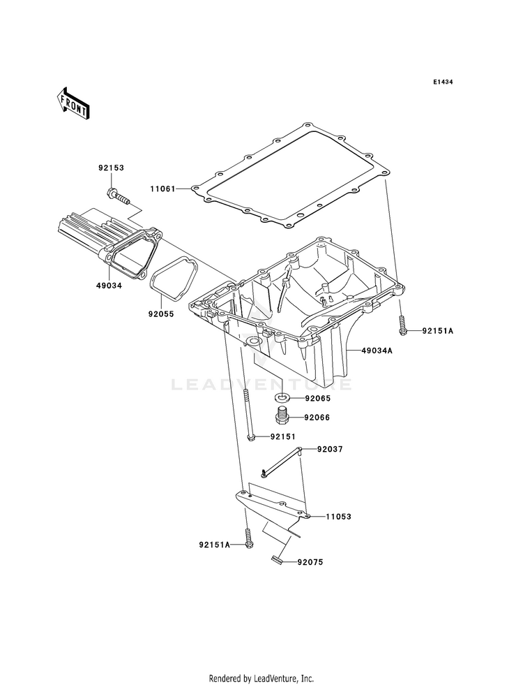 Oil Pan Schematic