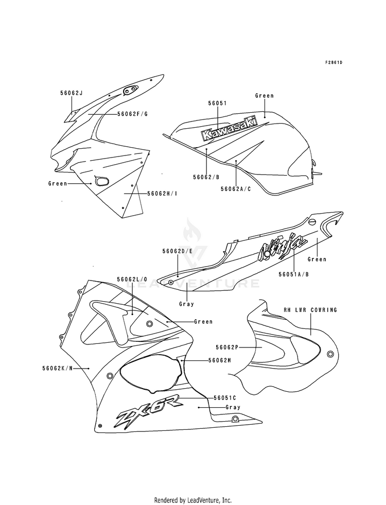 Decals (Green/Gray) Schematic