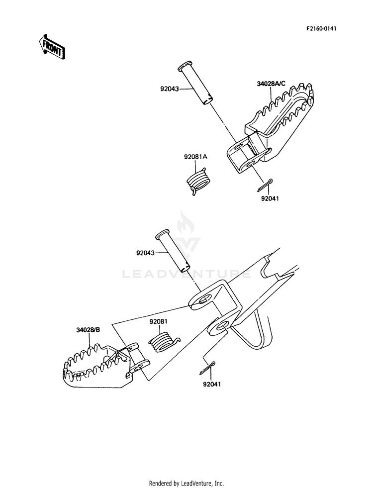 Footrests Schematic