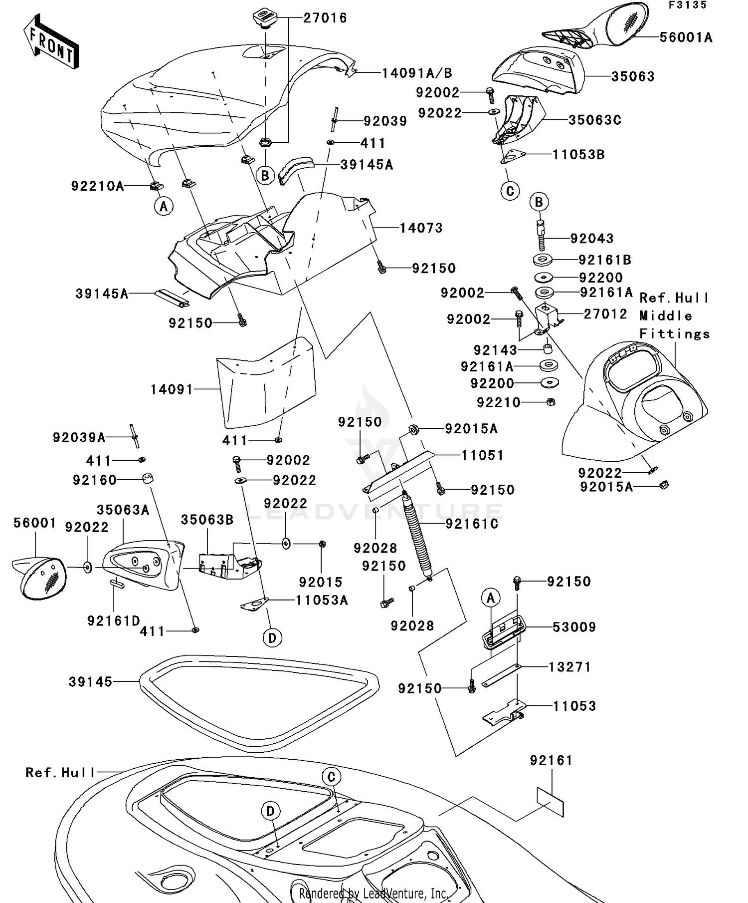 Hull Front Fittings