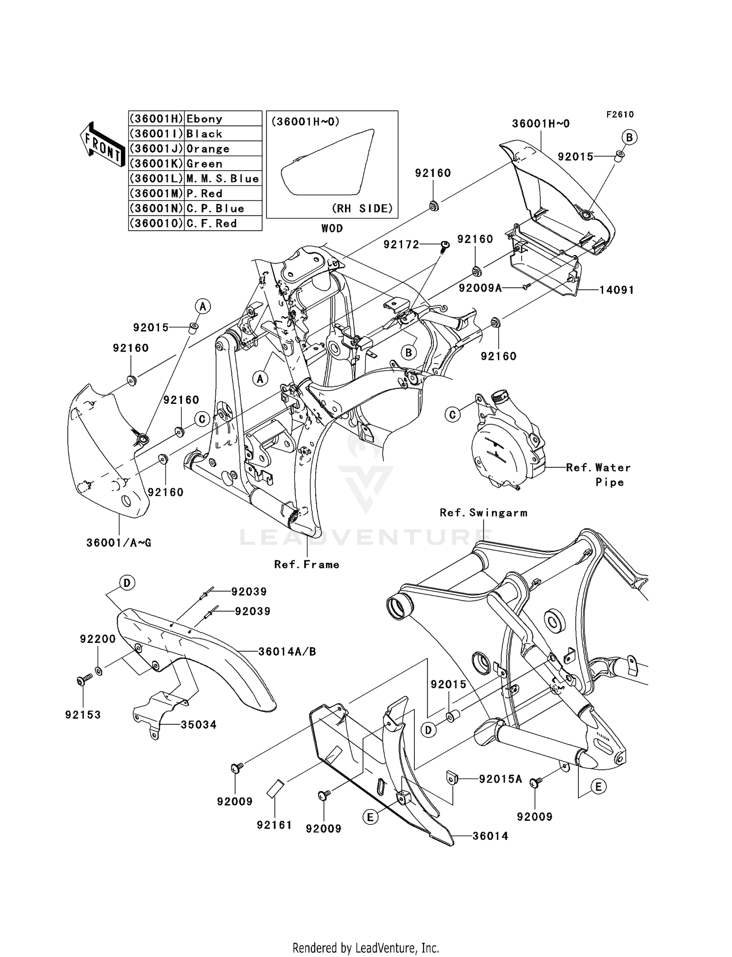 SIDE COVERS/CHAIN COVER