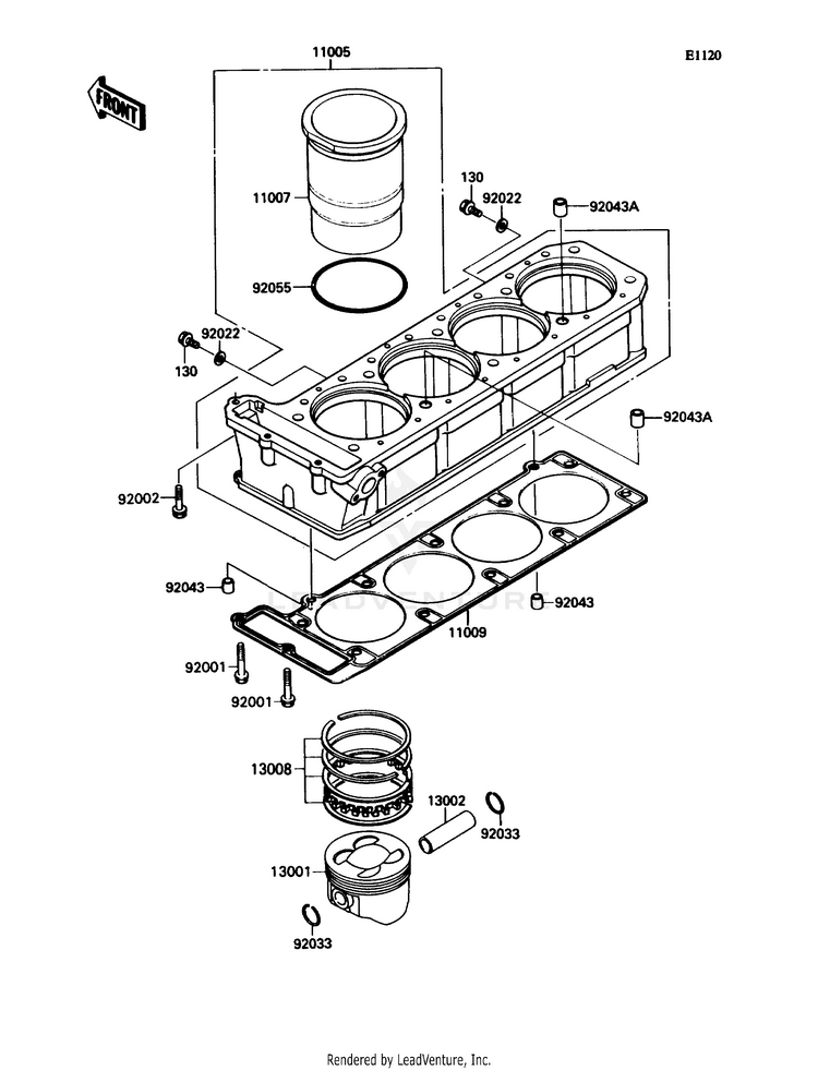 Cylinder/Piston Schematic