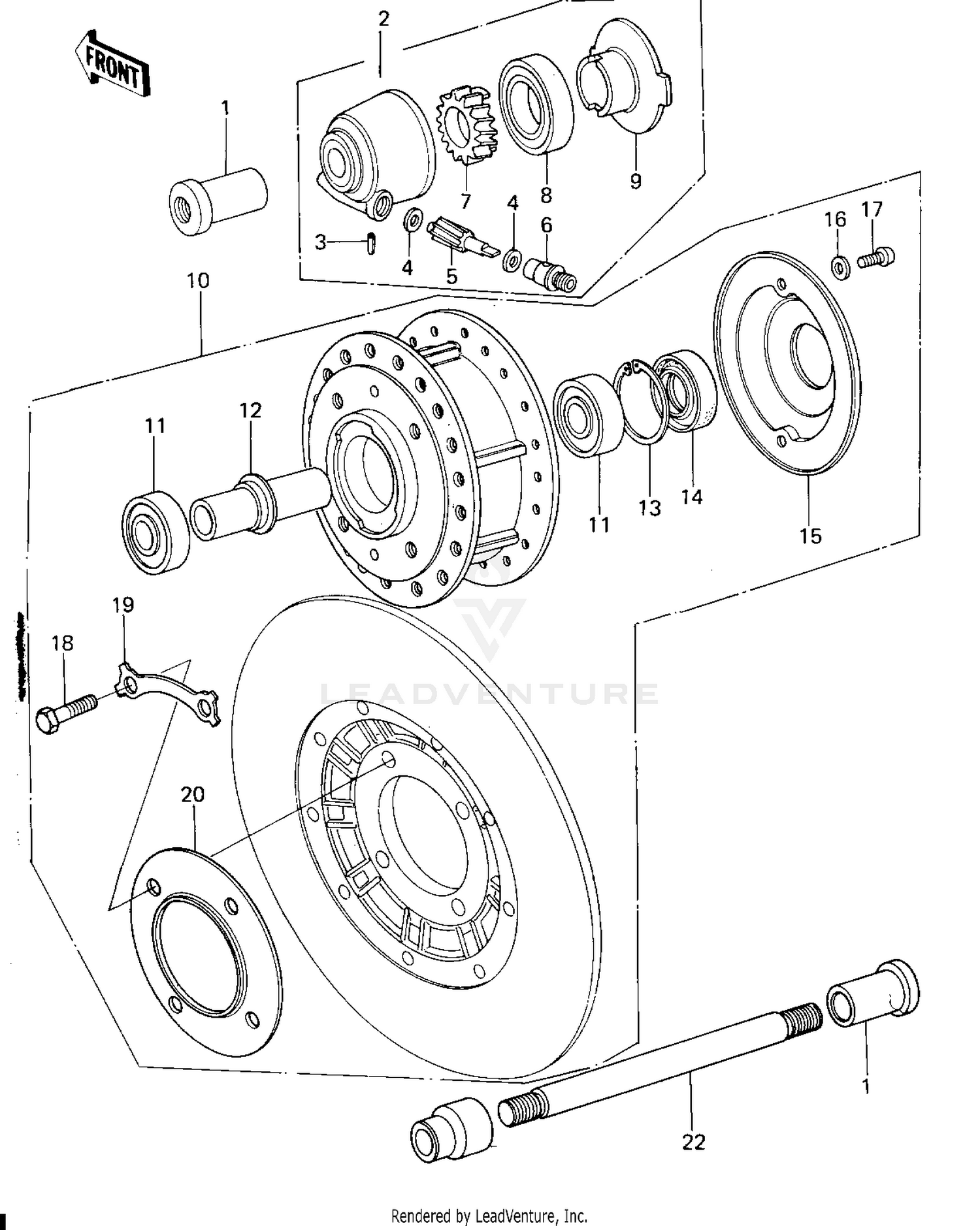 FRONT HUB