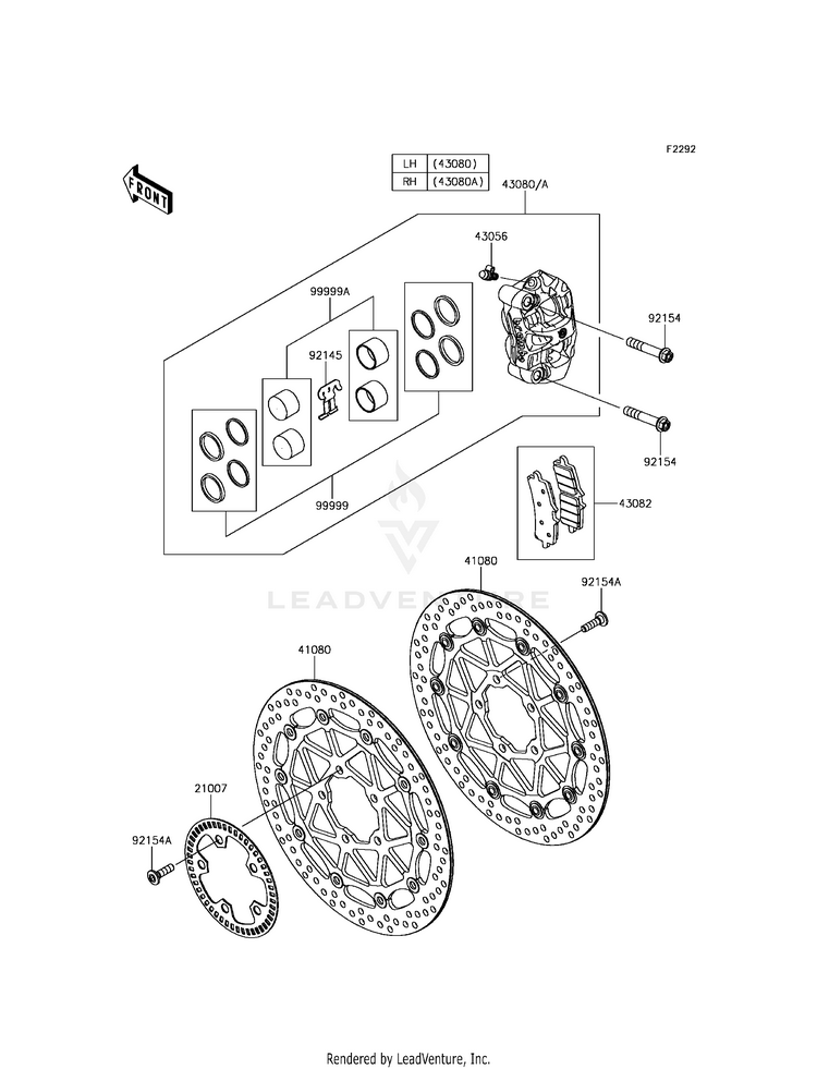 Front Brake Schematic