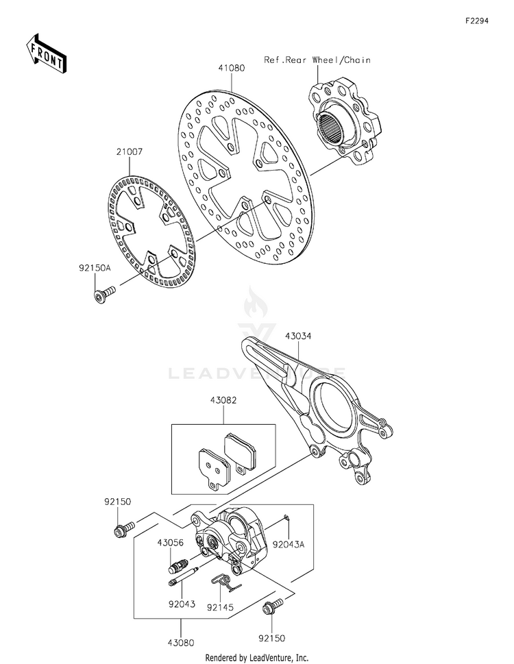 Rear Brake Schematic