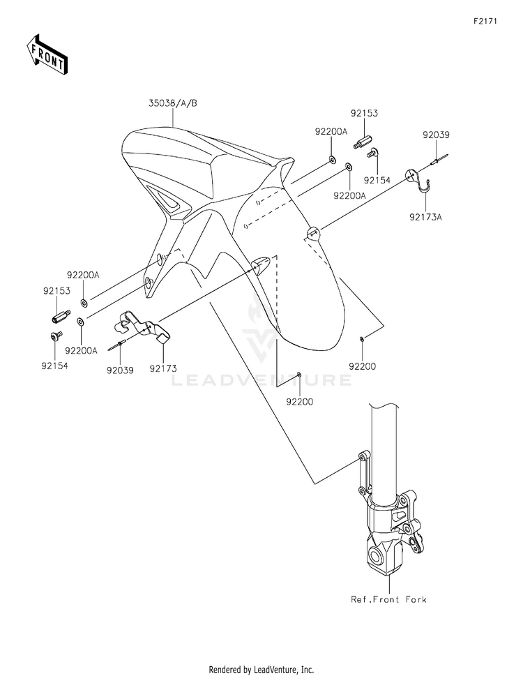 Front Fender(S) Schematic