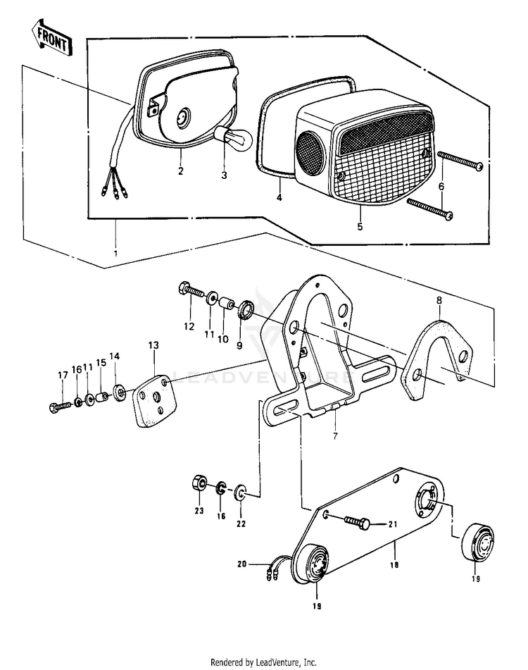 Taillight ('78 C1/C1a) Schematic