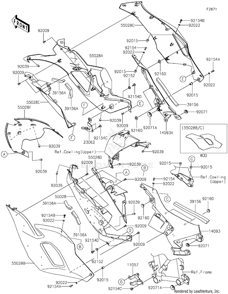 Cowling(Center) Schematic