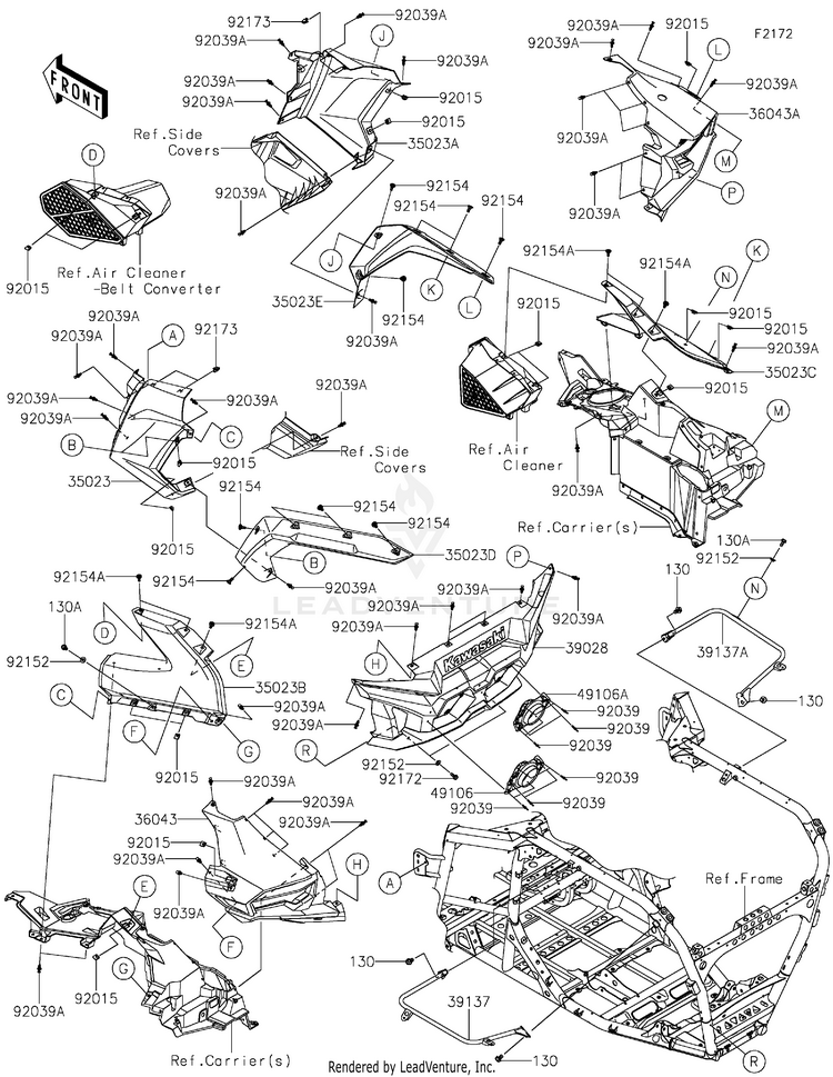 Rear Fender(S) Schematic