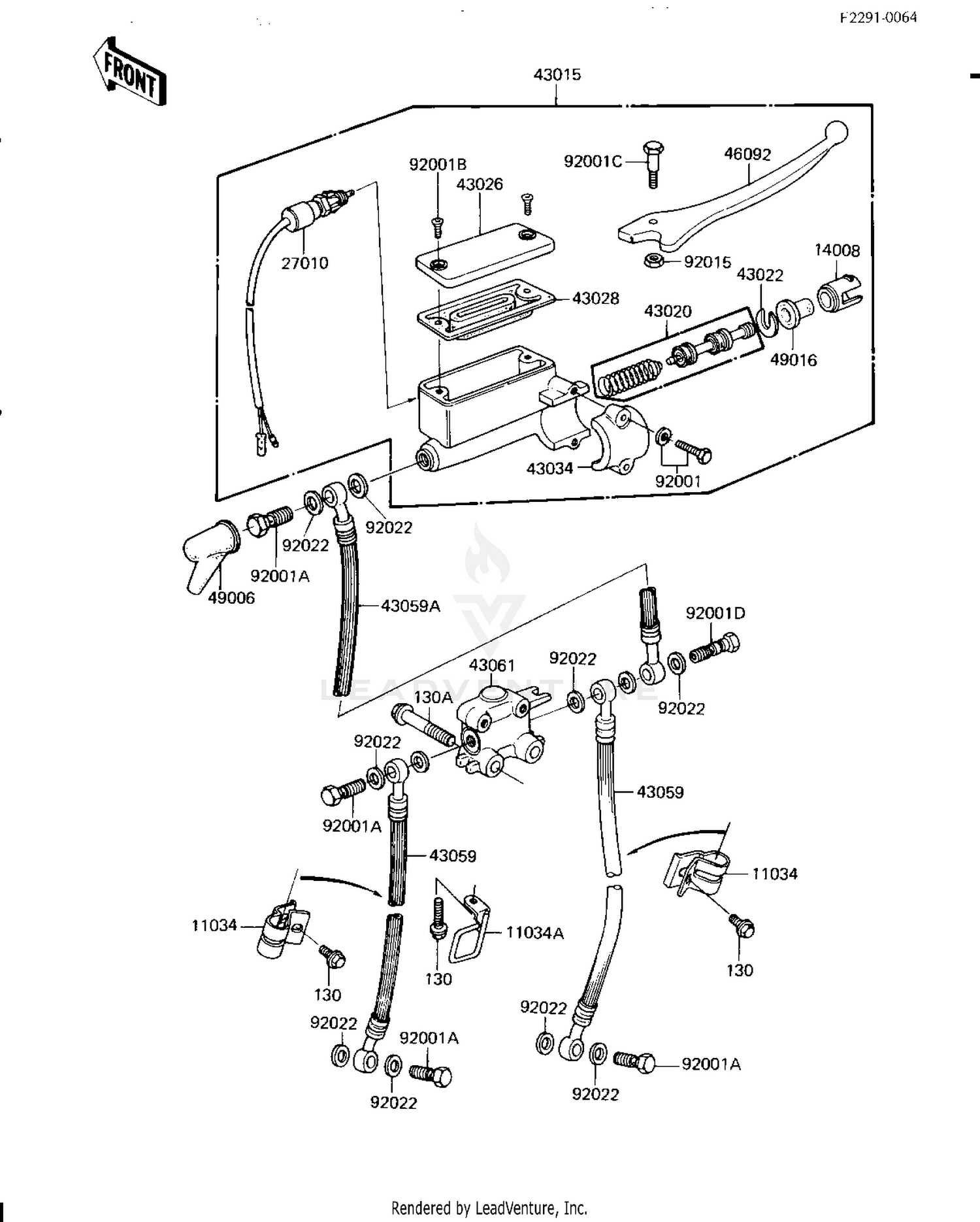 FRONT MASTER CYLINDER