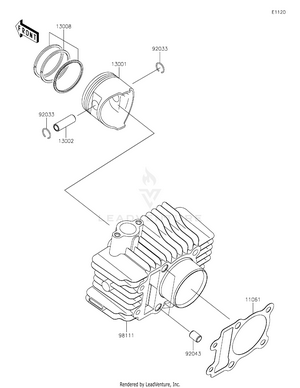 Cylinder/piston(s) Schematic