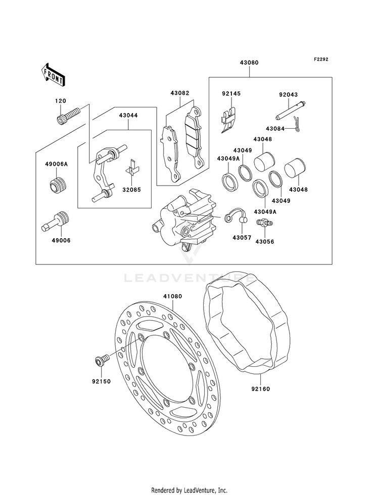 Front Brake Schematic