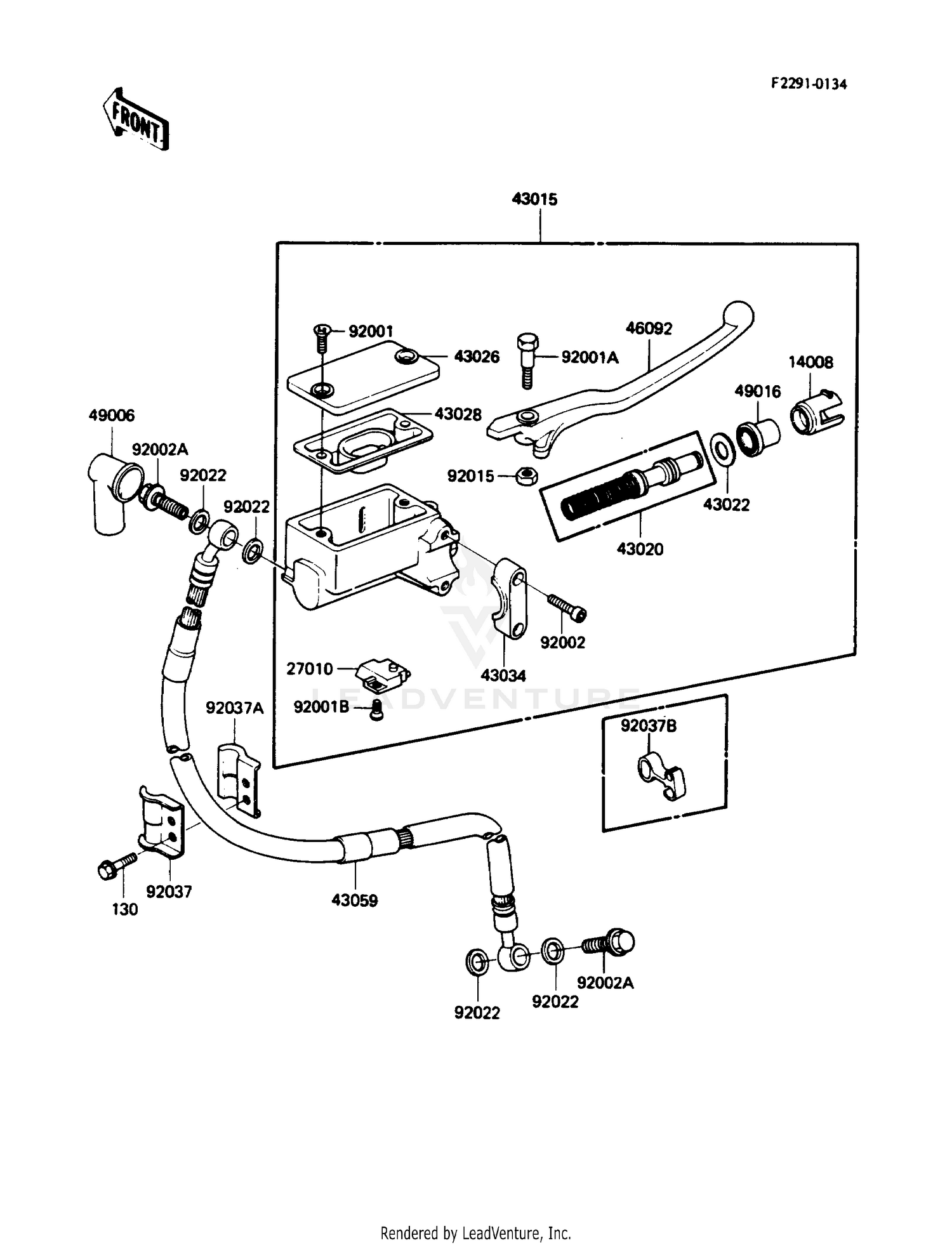 FRONT MASTER CYLINDER