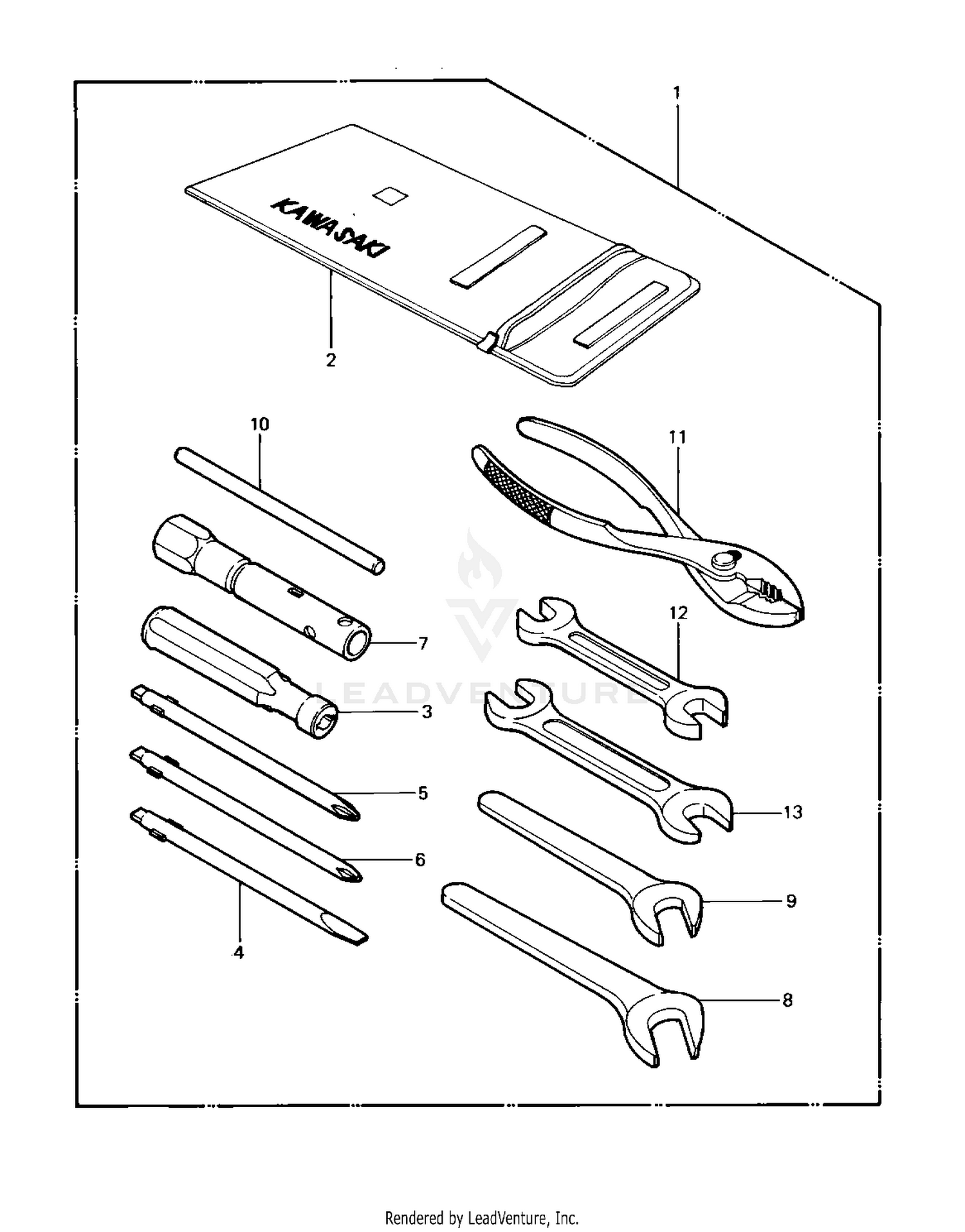 OWNER TOOLS ('83 KLT200-C1)