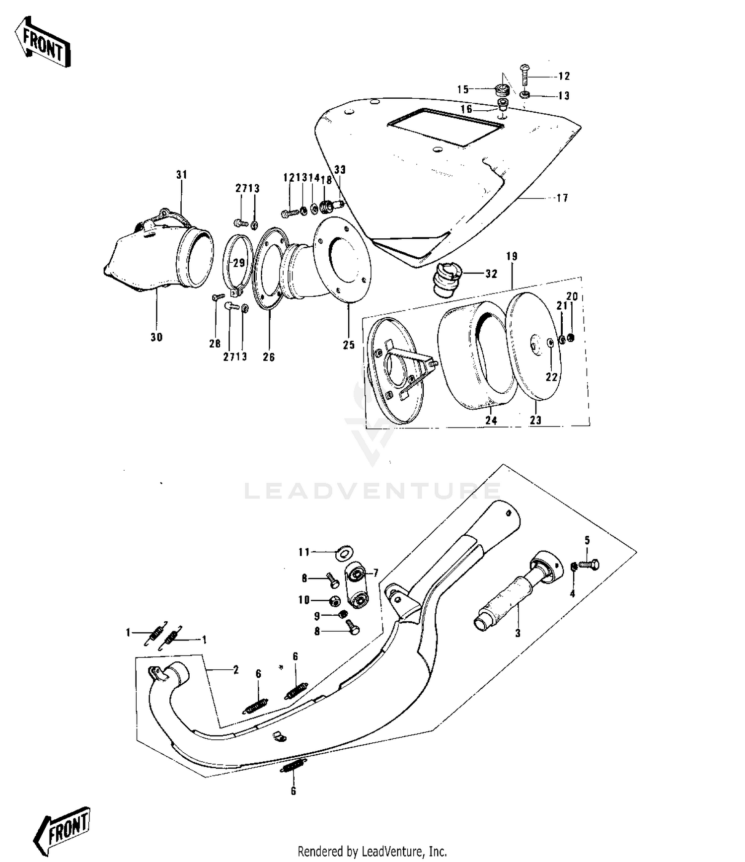 AIR CLEANER/MUFFLER