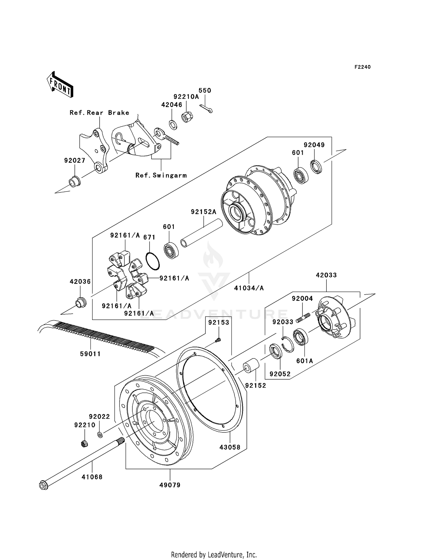 REAR WHEEL/CHAIN
