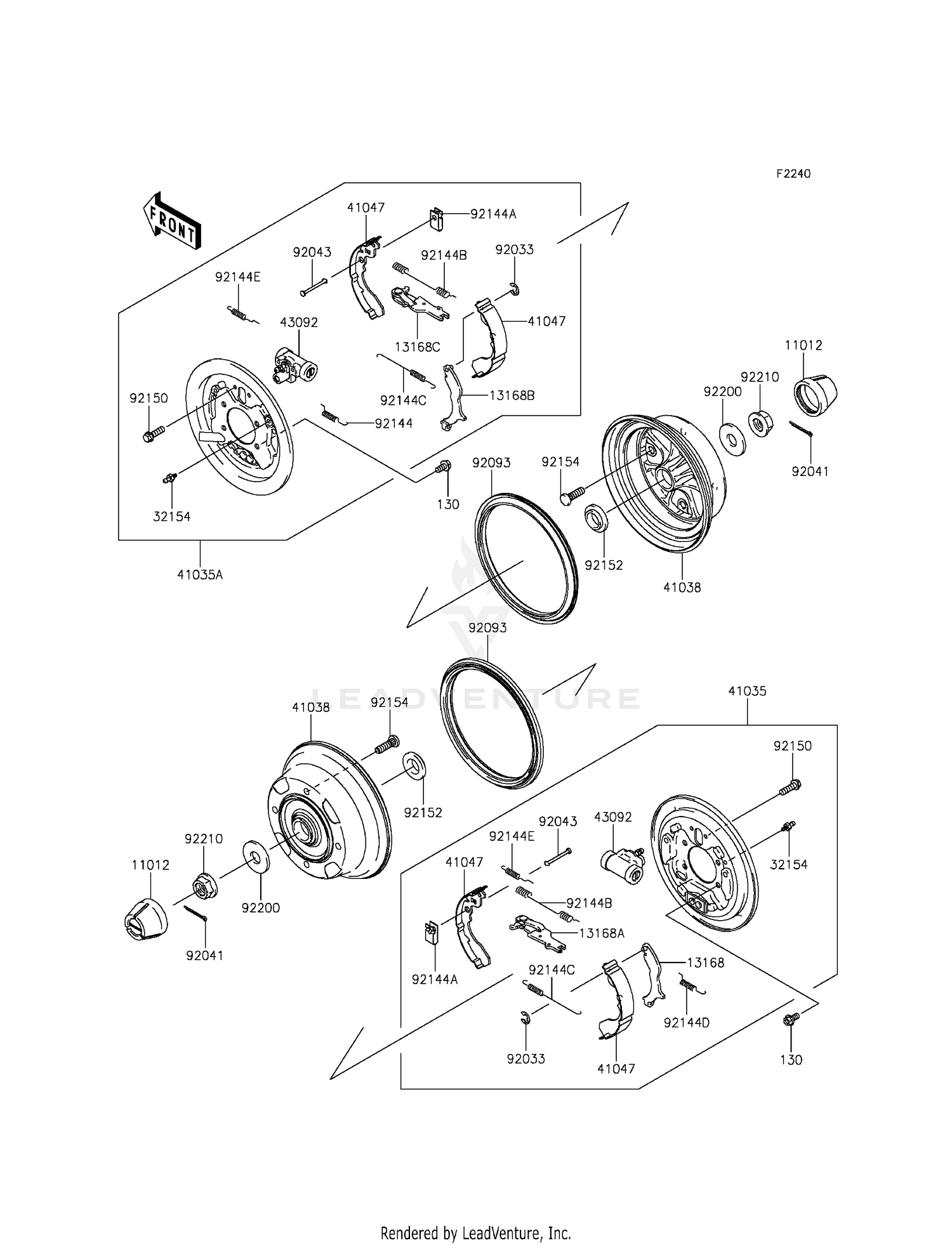 REAR HUBS/BRAKES