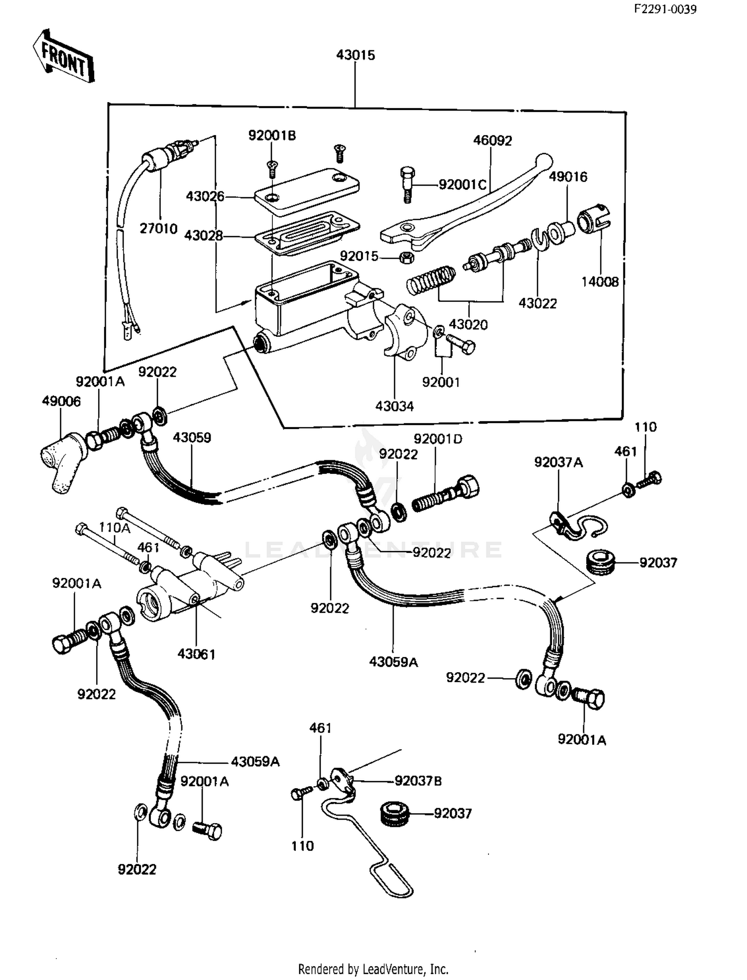 FRONT MASTER CYLINDER