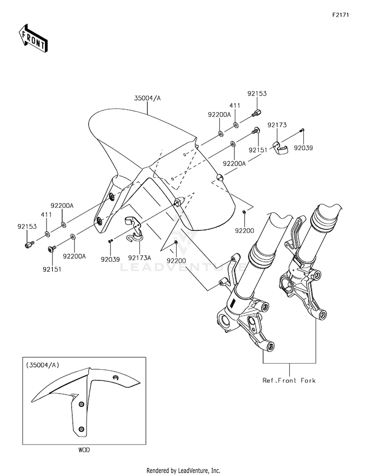 Front Fender(S) Schematic