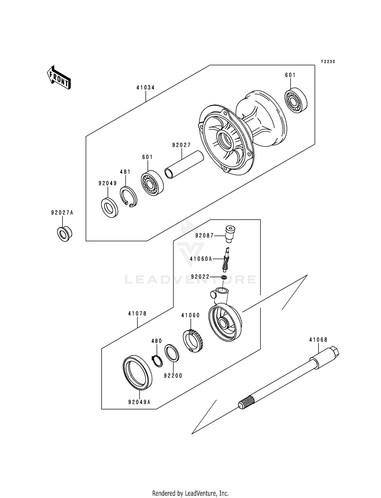 FRONT HUB
